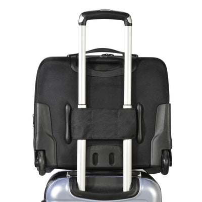 Olympia USA Elite 17" Deluxe Rolling Overnighter Business Case, Black (Used) - VMInnovations