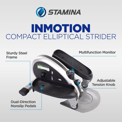 Stamina Inmotion E1000 Lower Body Cardio Workout Strider Machine(Open Box) - VMInnovations