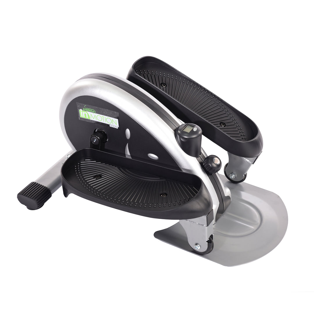 Stamina Inmotion Compact Lower Body Cardio Workout Strider Machine, Silver(Used)