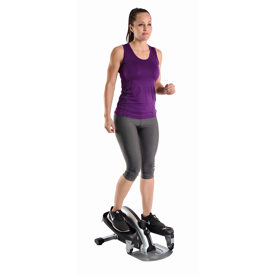 Stamina Inmotion Compact Lower Body Cardio Workout Strider Machine, Silver(Used)