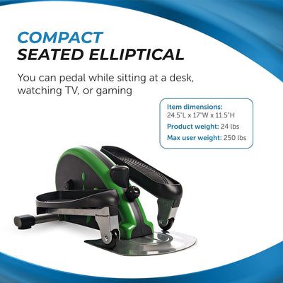 Stamina Inmotion E1000 Compact Lower Body Cardio Strider Machine, Green (Used) - VMInnovations