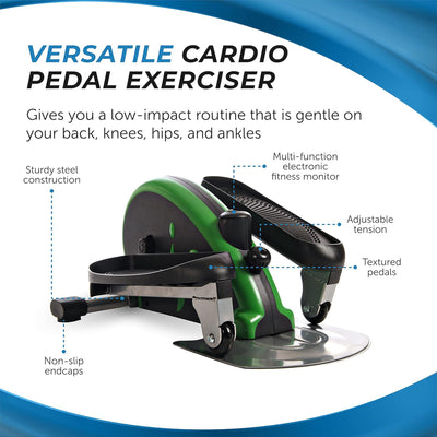 Stamina Inmotion E1000 Compact Lower Body Cardio Strider Machine, Green (Used) - VMInnovations