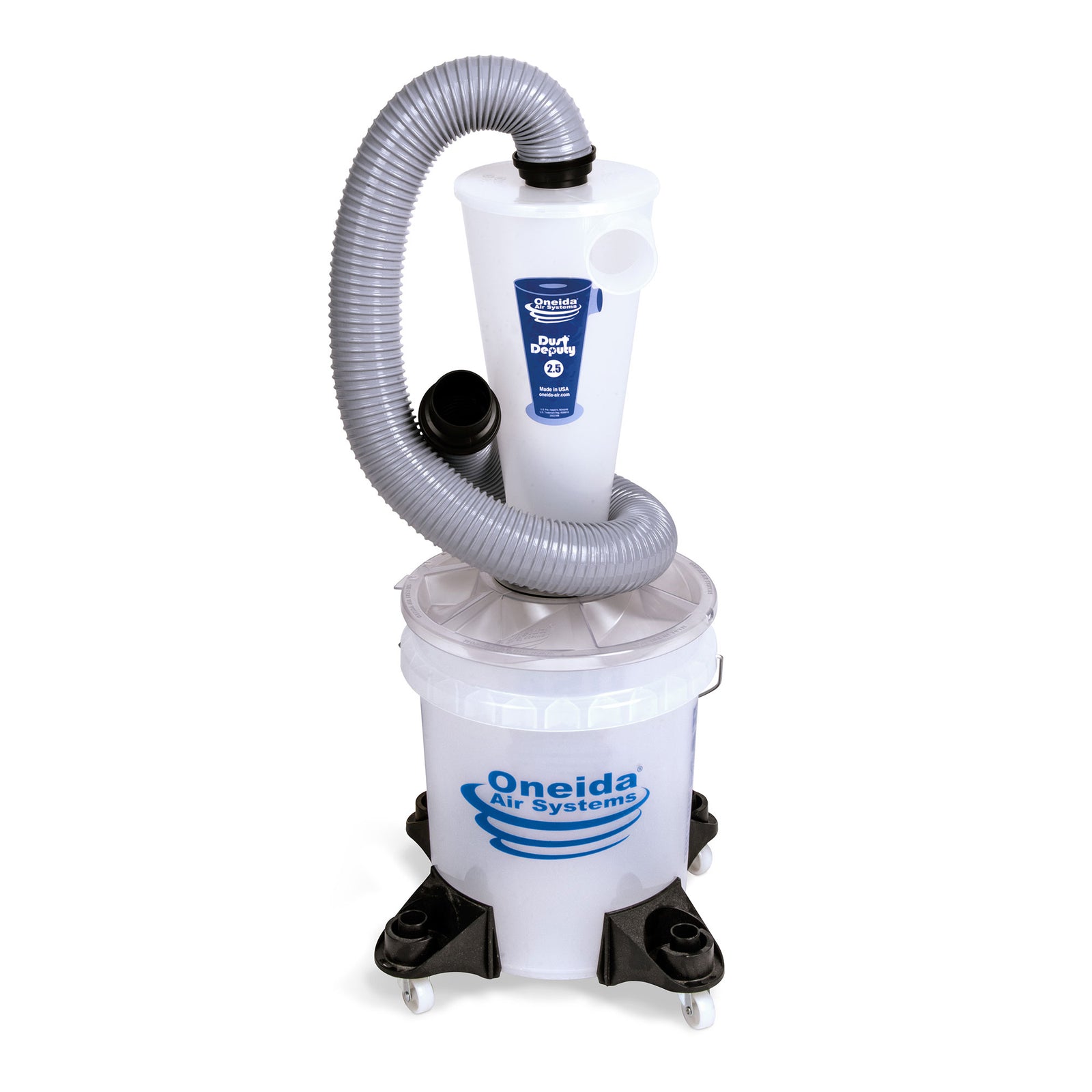 Oneida Air Systems Dust Deputy 2.5 Sturdy Deluxe All Clear Cyclone Separator Kit - VMInnovations