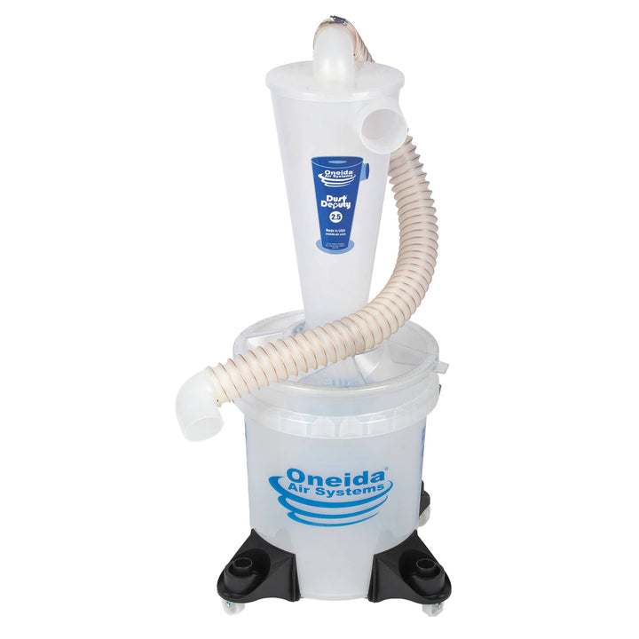 Oneida Air Systems Dust Deputy 2.5 Sturdy Deluxe All Clear Cyclone Separator Kit
