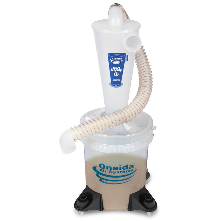 Oneida Air Systems Dust Deputy 2.5 Sturdy Deluxe All Clear Cyclone Separator Kit