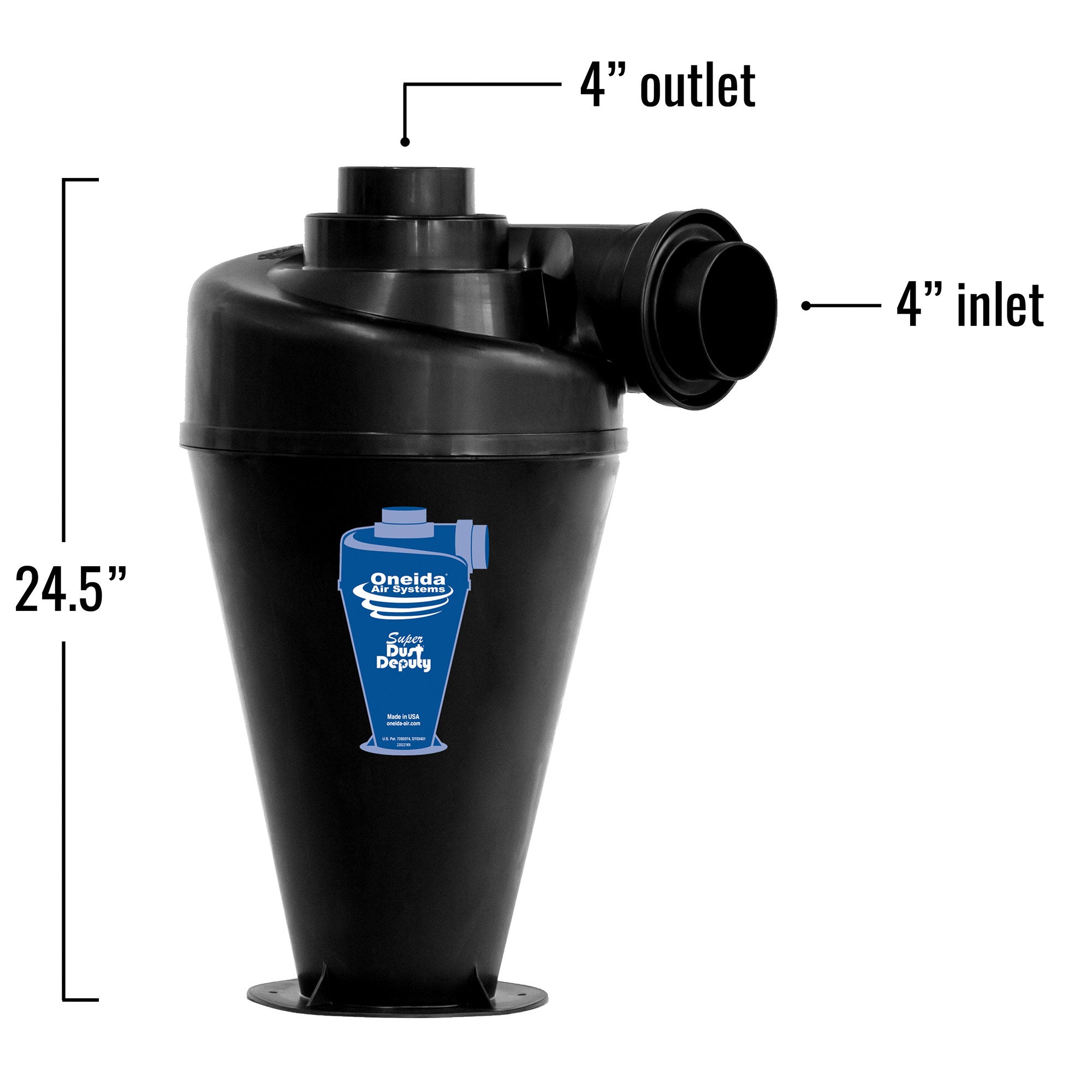 Air Systems Super Dust Deputy 4/5 Deluxe Cyclone Kit for Dust Collectors (Used) - VMInnovations