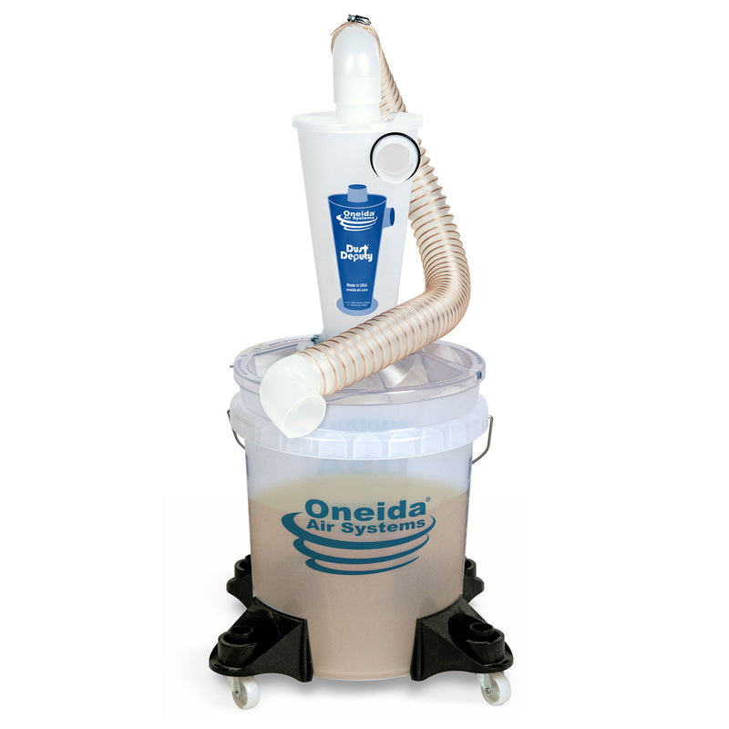 Oneida Air Systems Dust Deputy Deluxe Cyclone Separator Kit for Shop Vacuums