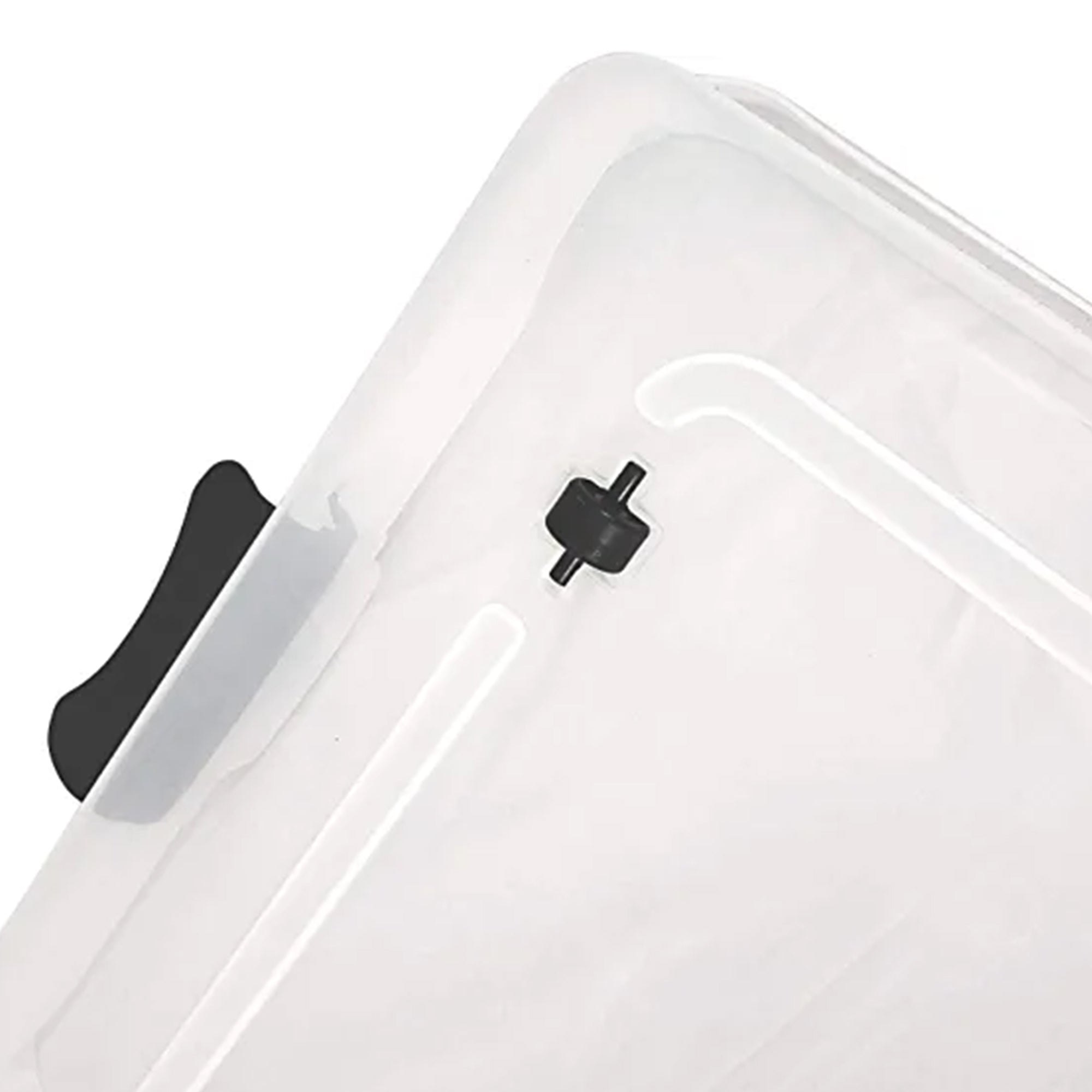 Homz 60 Quart Underbed Storage Container Bins w/Latching Lid, Clear(2pk)(Used) - VMInnovations