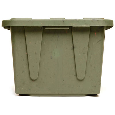 HOMZ Durabilt 27 Gallon Heavy Duty Storage Tote with Lid, Green Camo (4 Pack)