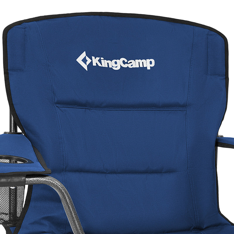 KingCamp Padded Folding Chair w/ Cupholder, Cooler, and Pocket (2 Pack) (Used)