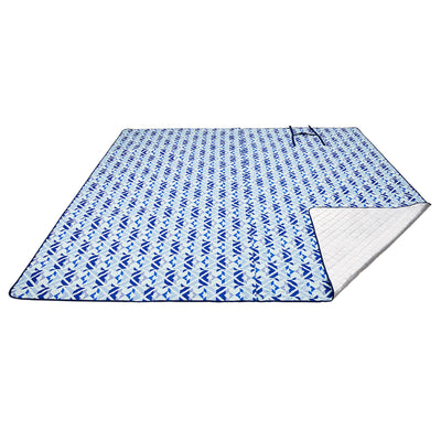 KingCamp Portable Outdoor Waterproof Picnic Hiking Blanket 78"x118", Blue (Used) - VMInnovations