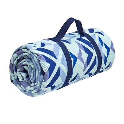 KingCamp Portable Outdoor Waterproof Picnic Hiking Blanket 78"x118", Blue (Used)