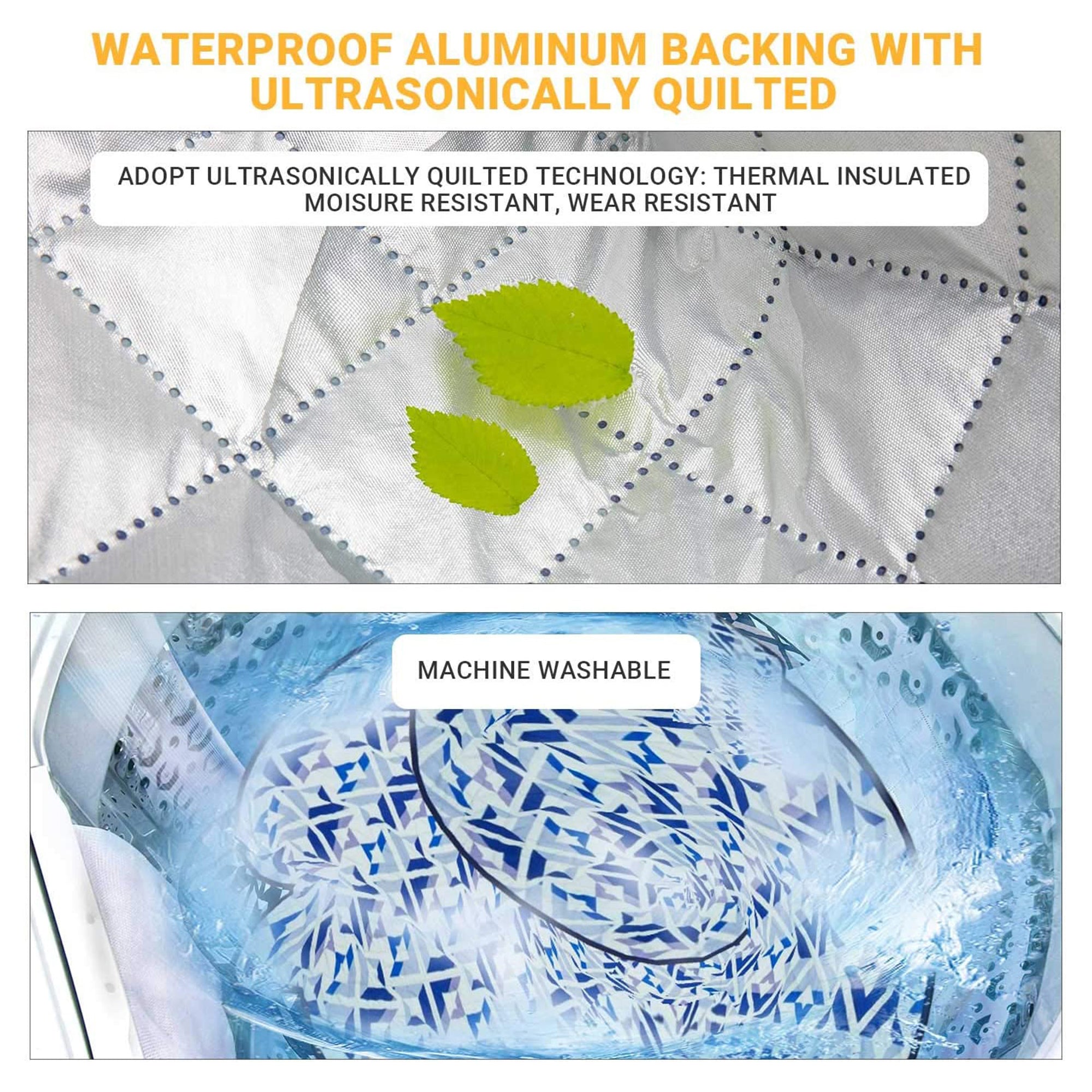 KingCamp Portable Outdoor Waterproof Picnic Hiking Blanket 78"x118", Blue (Used) - VMInnovations