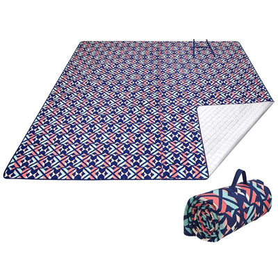 KingCamp Portable Outdoor Waterproof Picnic Hiking Blanket 118" x 118", Rose Red - VMInnovations