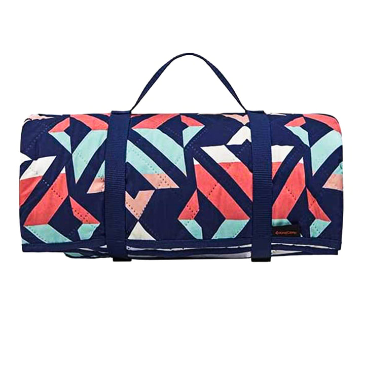 KingCamp Portable Outdoor Waterproof Picnic Hiking Blanket 118" x 118", Rose Red - VMInnovations