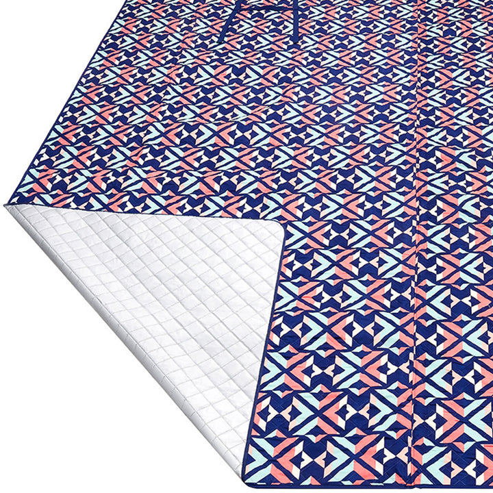 KingCamp Portable Outdoor Waterproof Picnic Hiking Blanket 118" x 118", Rose Red - VMInnovations