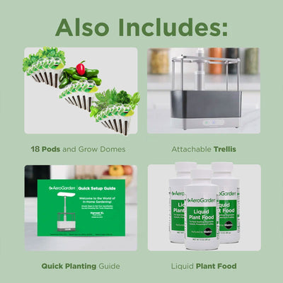 Harvest XL Bundle Hydroponic Herb Garden Growing Kit, 18 Seed Pods (Used) - VMInnovations