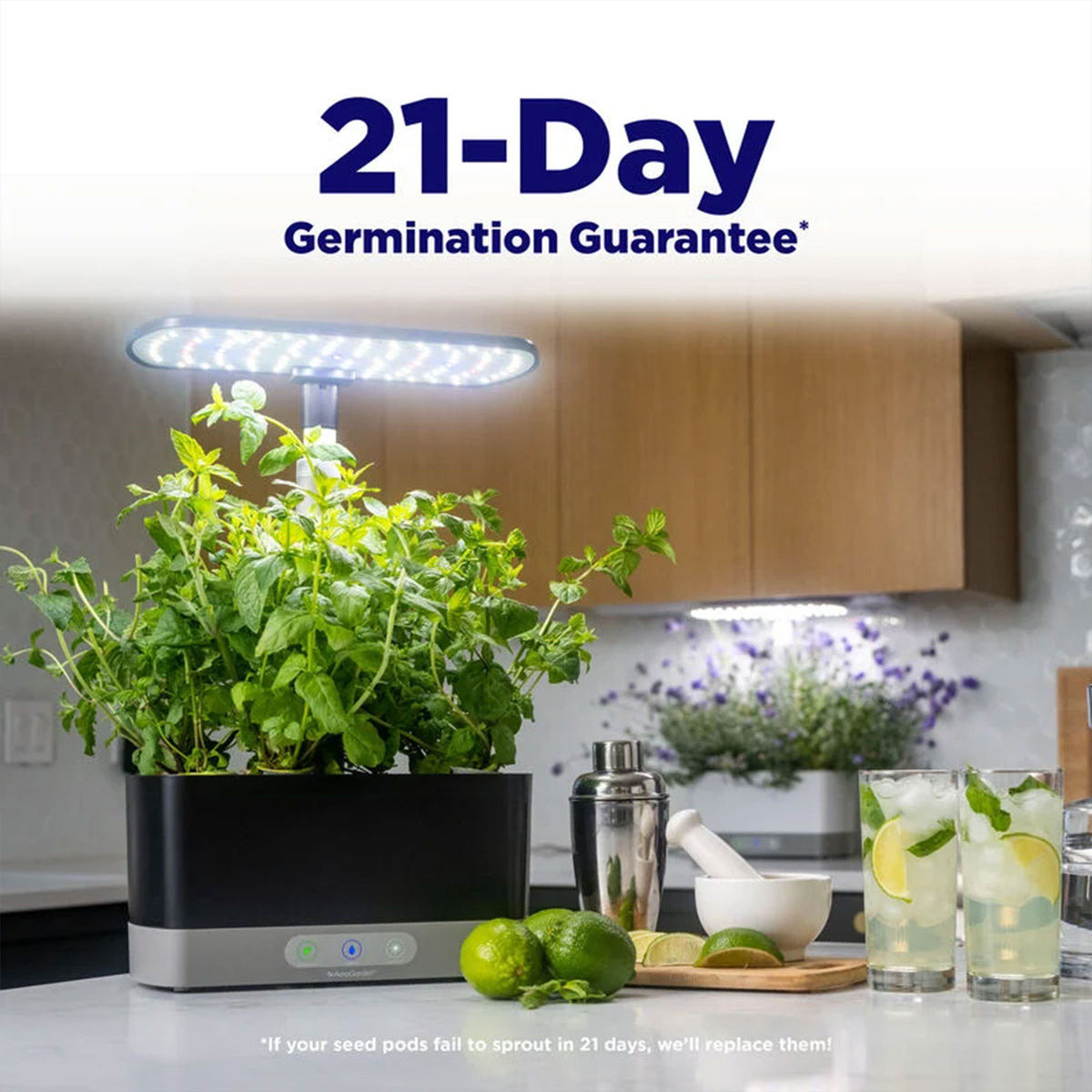 Harvest XL Hydroponic Herb Garden Indoor Growing Kit, 18 Seed Pods (For Parts) - VMInnovations