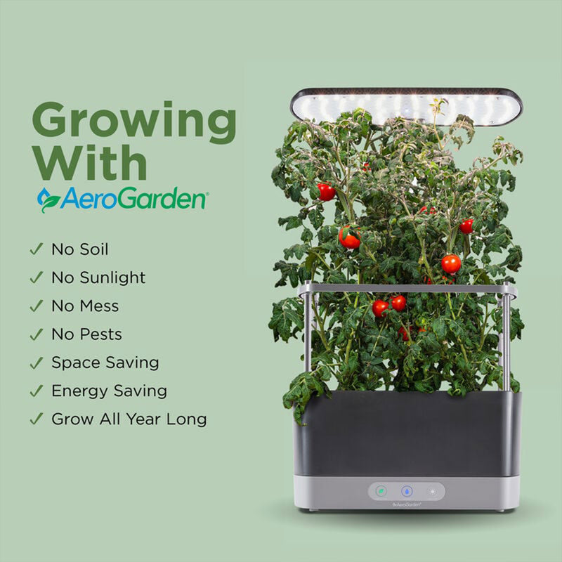 Harvest XL Bundle Hydroponic Herb Garden Growing Kit, 18 Seed Pods (Damaged)