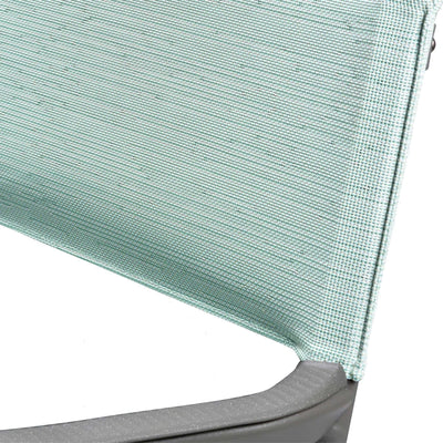 Lafuma Batyline Duo ORON Outdoor Armchair, Titanium/Mistral Blue (Set of 2)