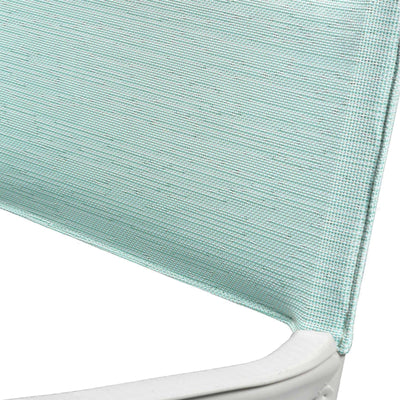 Lafuma Batyline Duo ORON Outdoor Dining Armchair, Sand/Mistral Blue (Set of 2) - VMInnovations