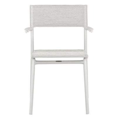 Lafuma Batyline Duo Durable Dining Armchair, Sand/Pebble (Set of 2) (Open Box) - VMInnovations
