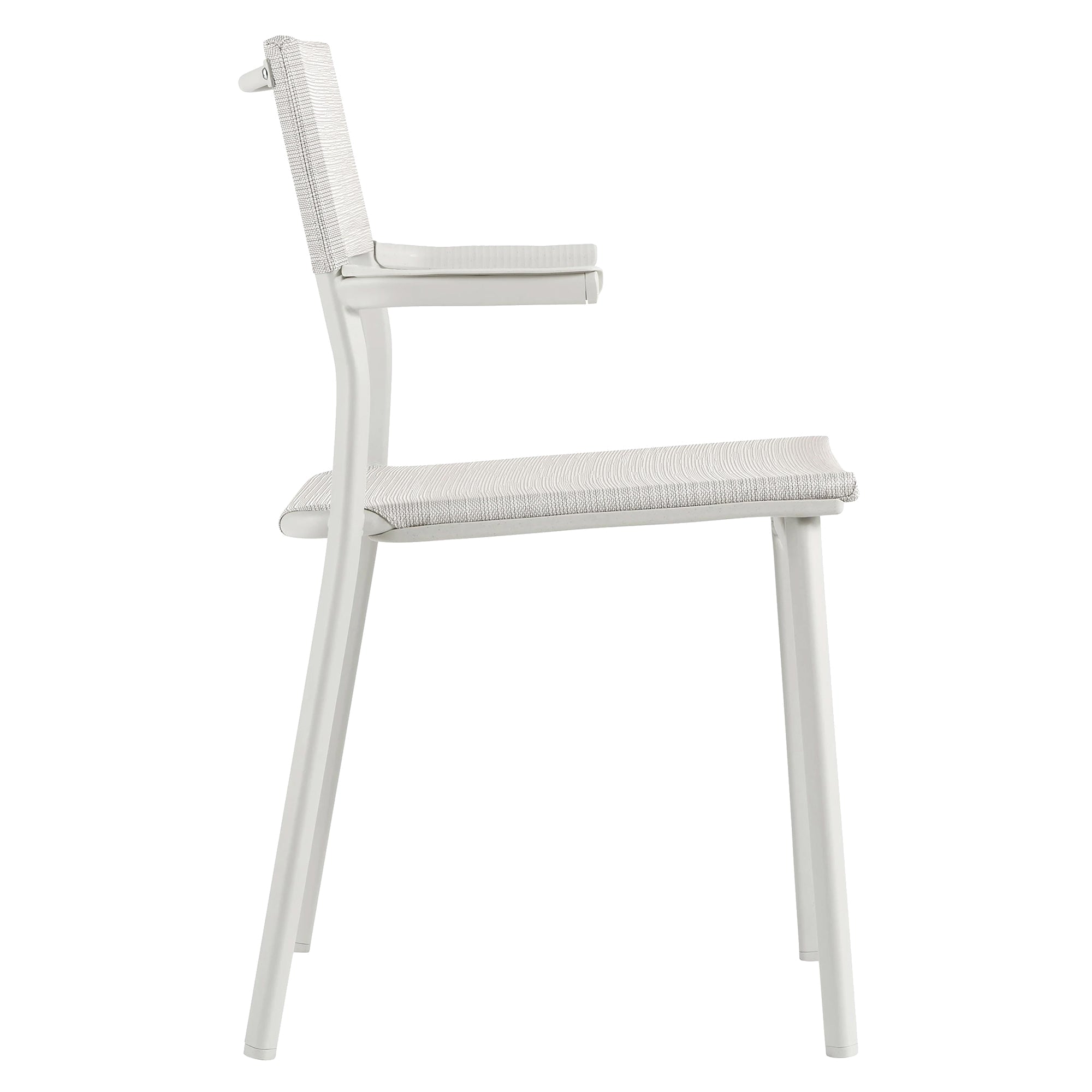 Lafuma Batyline Duo Durable Dining Armchair, Sand/Pebble (Set of 2) (Open Box) - VMInnovations