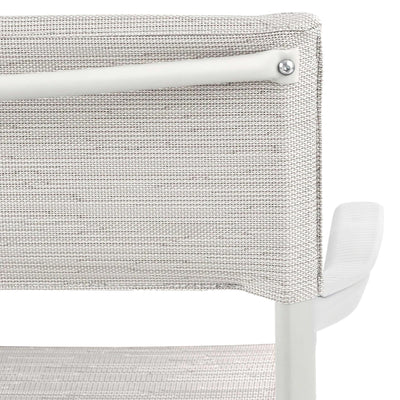 Lafuma Batyline Duo Durable Dining Armchair, Sand/Pebble (Set of 2) (Open Box) - VMInnovations