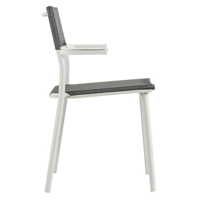 Lafuma Batyline Duo ORON Durable Outdoor Armchair, Sand/Obsidian (Used)