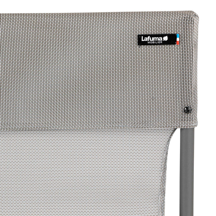 Lafuma Balcony II Folding Patio Chair, Titane Gray, Set of 2 (Open Box)