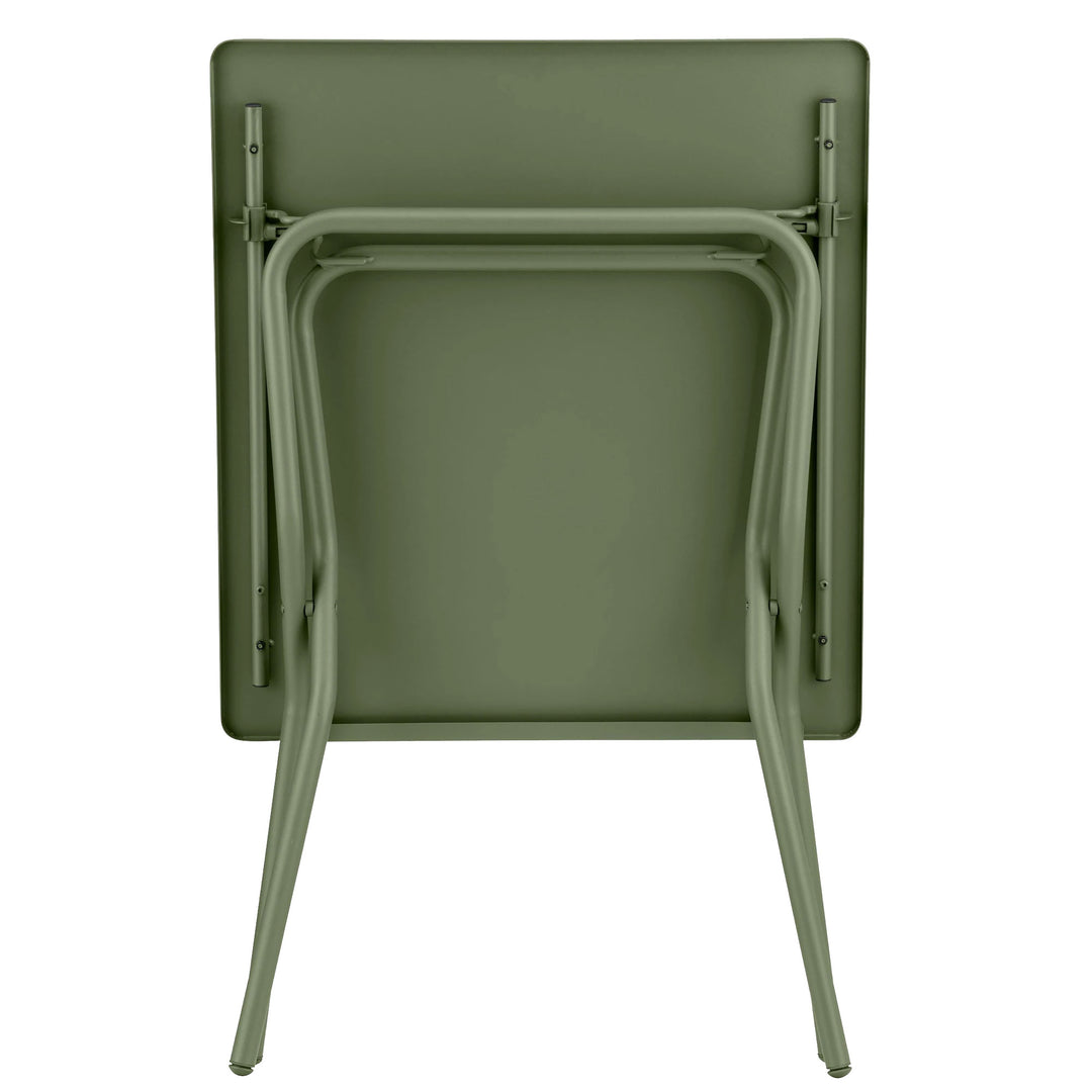 Lafuma Balcony II Colorblock Steel Square Folding Outdoor Patio Table (Open Box)