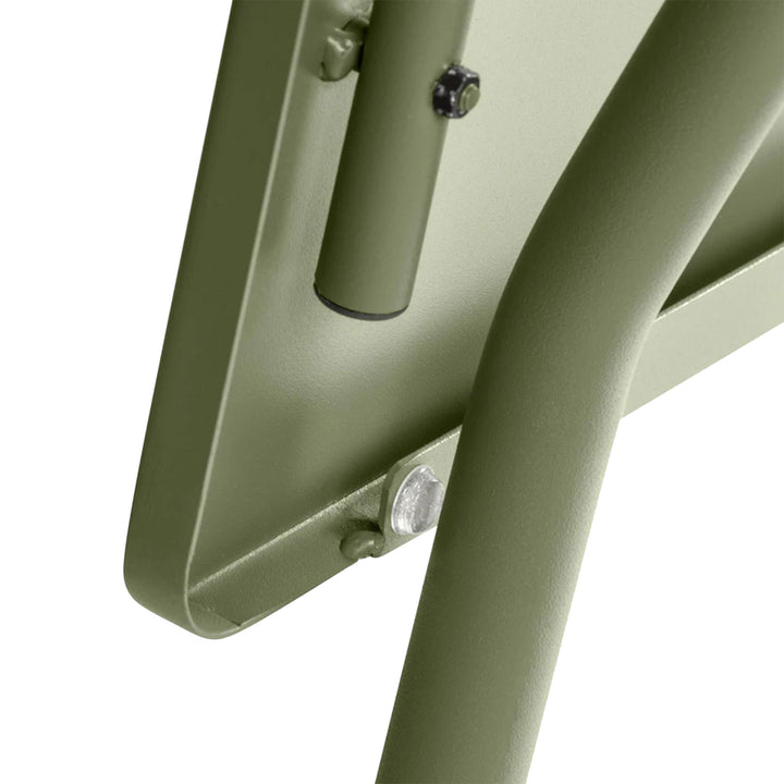 Lafuma Balcony II Colorblock Steel Square Folding Outdoor Patio Table (Open Box)