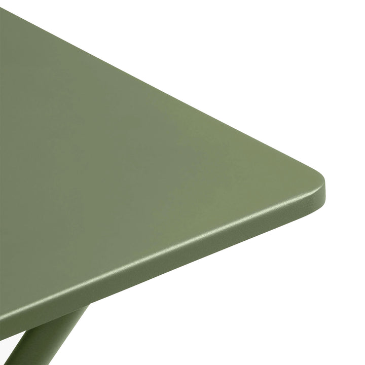Lafuma Balcony II Colorblock Steel Square Folding Outdoor Patio Table (Open Box)