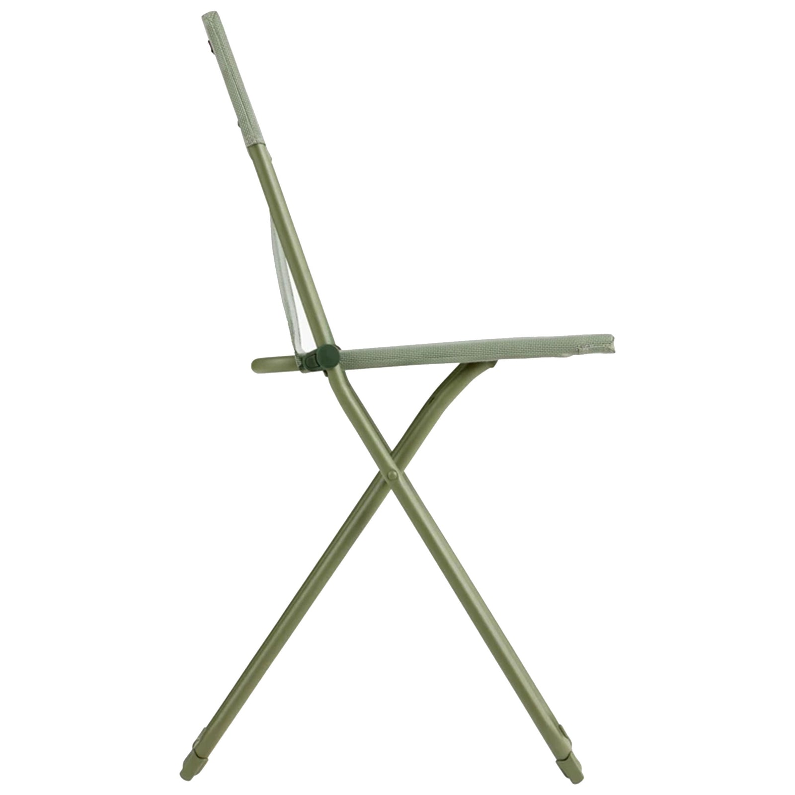 Lafuma Balcony II Colorblock Steel Folding Patio Chair, Moss Green, Set of 2 - VMInnovations