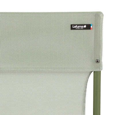 Lafuma Balcony II Steel Folding Patio Chair, Moss Green, Set of 2 (Open Box)