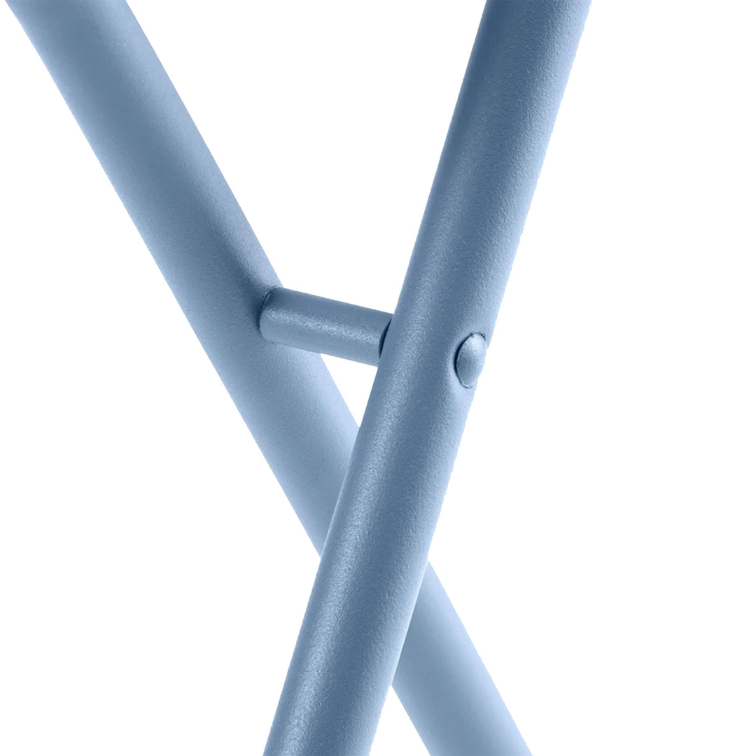 Lafuma Balcony II Steel Folding Patio Chair, Ciel Sky Blue, Set of 2 (Open Box)