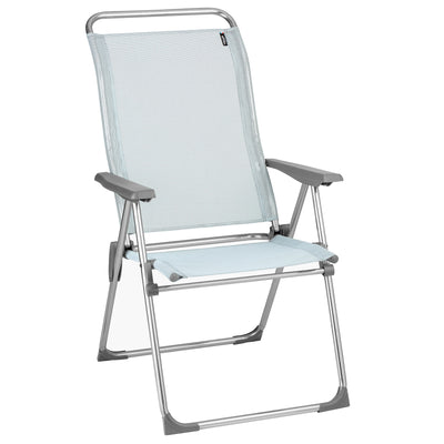 Lafuma Alu Cham Adjustable 5 Position Folding Armchair, Ciel Sky Blue (Used) - VMInnovations