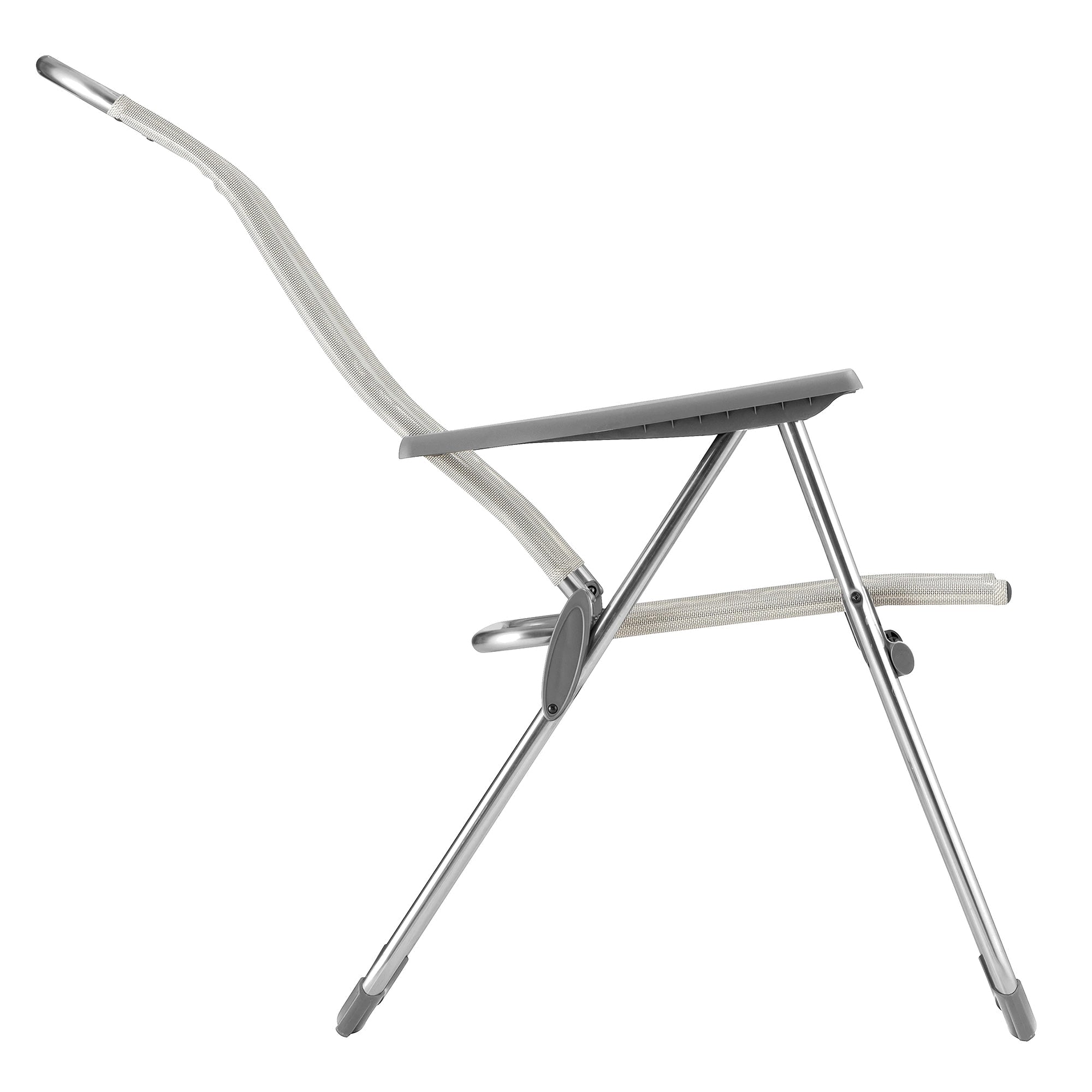 Lafuma Cham Adjustable 5 Seating Position Folding Outdoor Armchair, Rye (Used) - VMInnovations