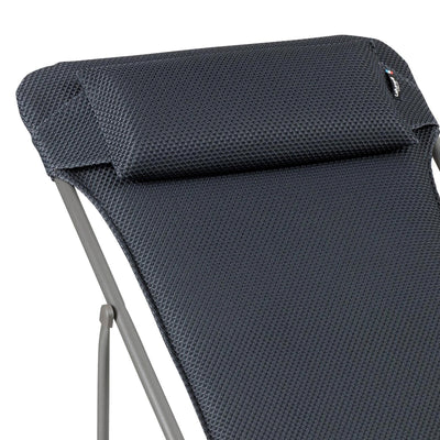 Lafuma Maxi Transat Padded Ultra Compact Foldable Sling Chair,Gray (Open Box) - VMInnovations