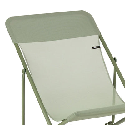 Lafuma Maxi Transat Colorblock Reclining Sling Deck Chair, Moss(2 Pack) (Used)