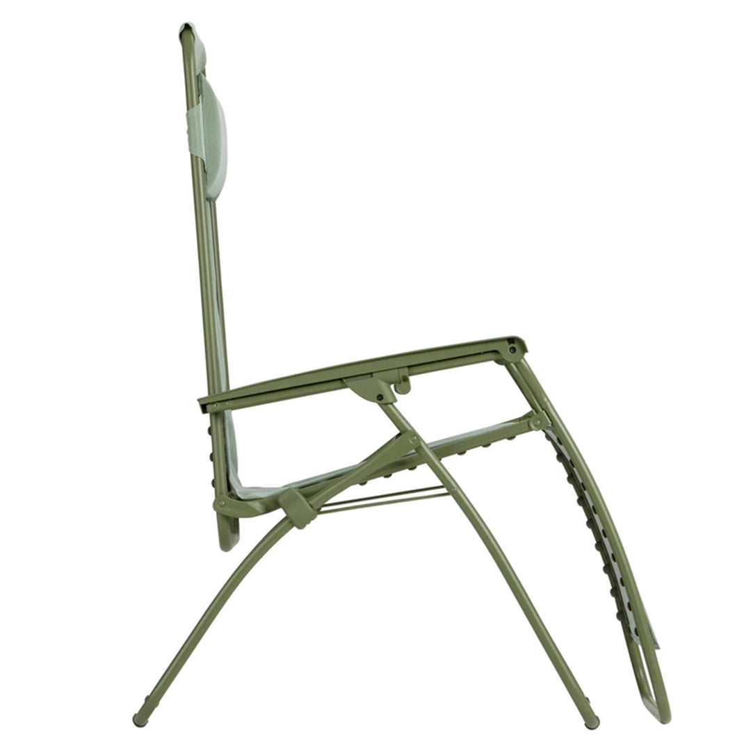 Lafuma Reclining Foldable Zero Gravity Relaxation Chair, Moss Green (Open Box)