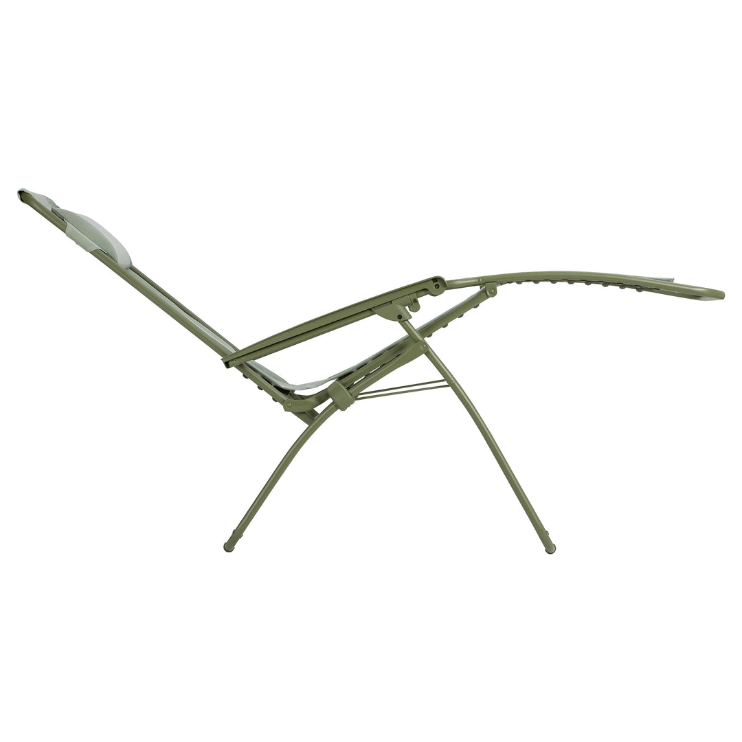 Lafuma Reclining Foldable Zero Gravity Relaxation Chair, Moss Green (Open Box)