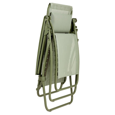 Lafuma Reclining Foldable Zero Gravity Relaxation Chair, Moss Green (Open Box)