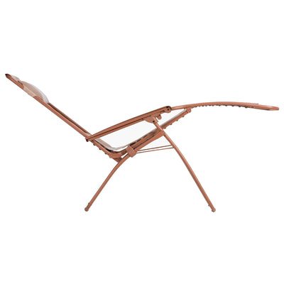 Lafuma R Clip Reclining Zero Gravity Relaxation Patio Chair,Canyon Red(Open Box) - VMInnovations