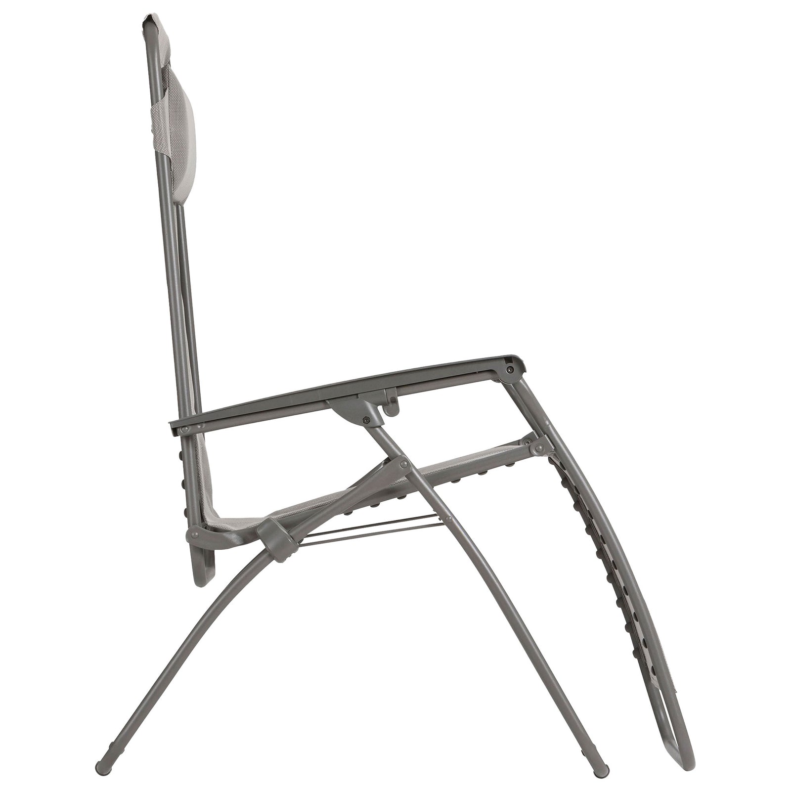 Lafuma R Clip Reclining Foldable Zero Gravity Relaxation Chair, Gray (Open Box) - VMInnovations