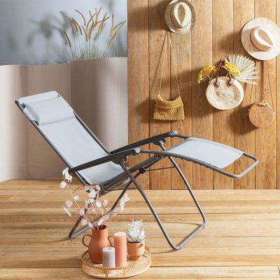 Lafuma R Clip Reclining Foldable Zero Gravity Relaxation Patio Chair (Used) - VMInnovations