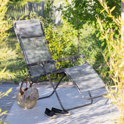 Lafuma R Clip Reclining Foldable Zero Gravity Relaxation Patio Chair (Used) - VMInnovations