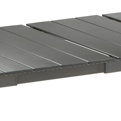 Lafuma ORON Extendable 6-8 Person Outdoor Aluminum Garden Dining Table, Titanium - VMInnovations