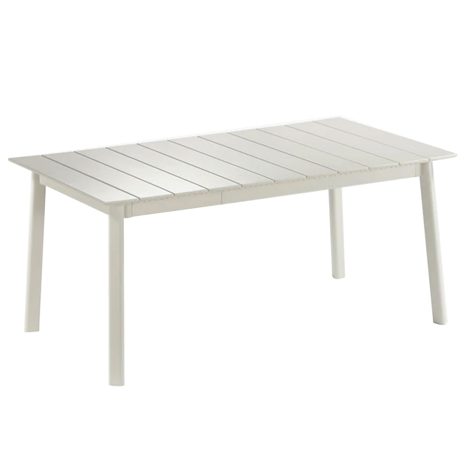 Lafuma ORON Extendable 6 to 8 Person Outdoor Aluminum Garden Dining Table, Sand - VMInnovations
