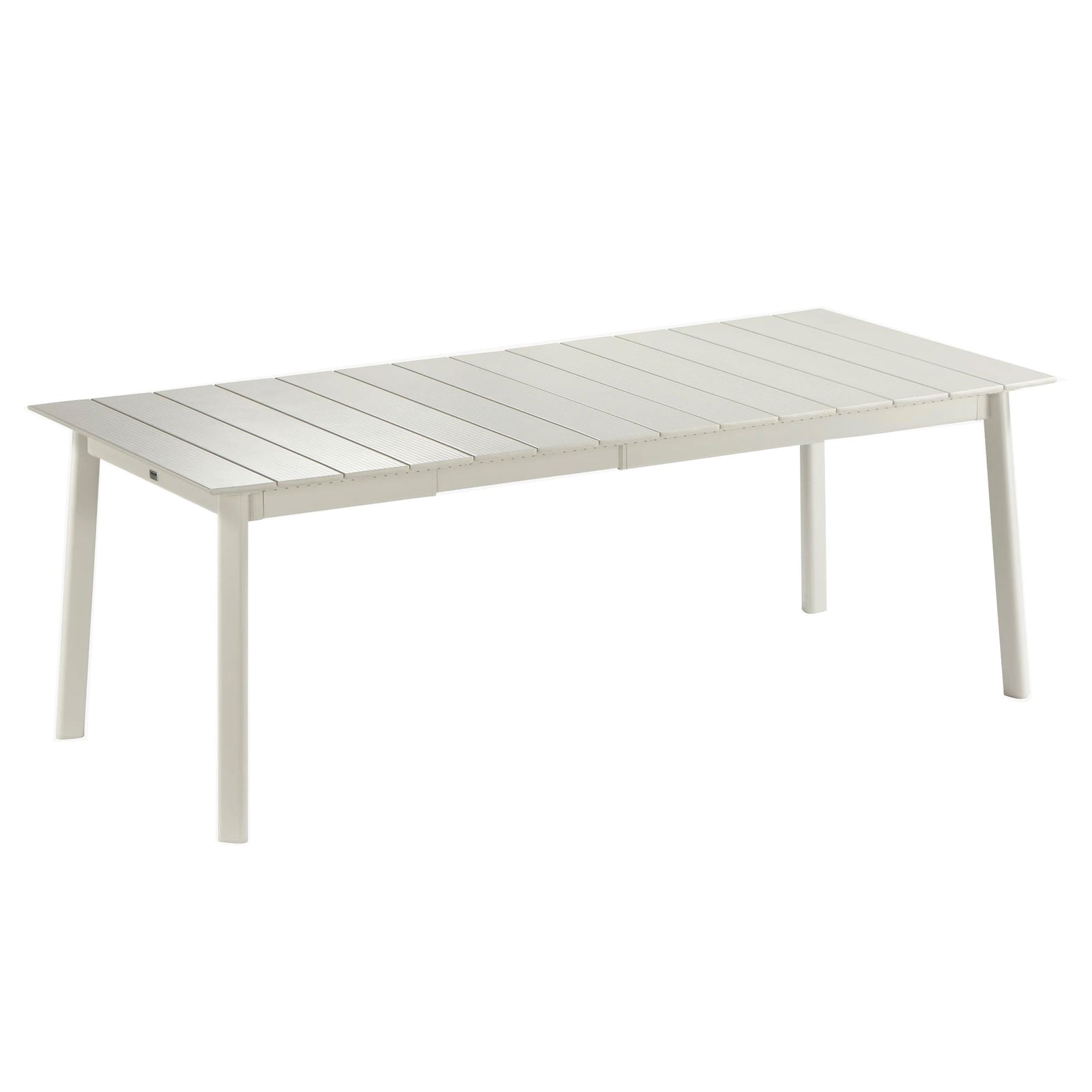 Lafuma ORON Extendable 6 to 8 Person Outdoor Aluminum Garden Dining Table, Sand - VMInnovations